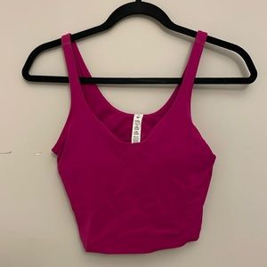lululemon align tank ripened raspberry